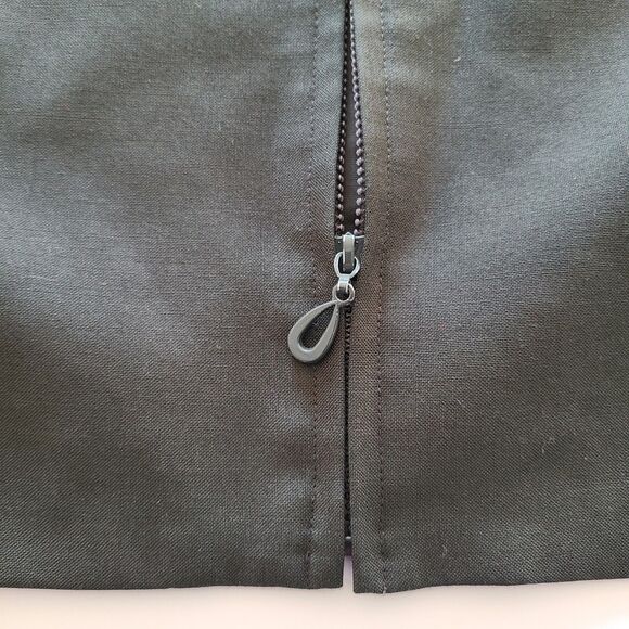 Pendleton Wool Zip-Up Olive Green Long Sleeve Jacket Size 16 - Picture 10 of 12